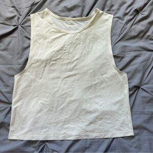 Fabletics Off-White Muscle Tee